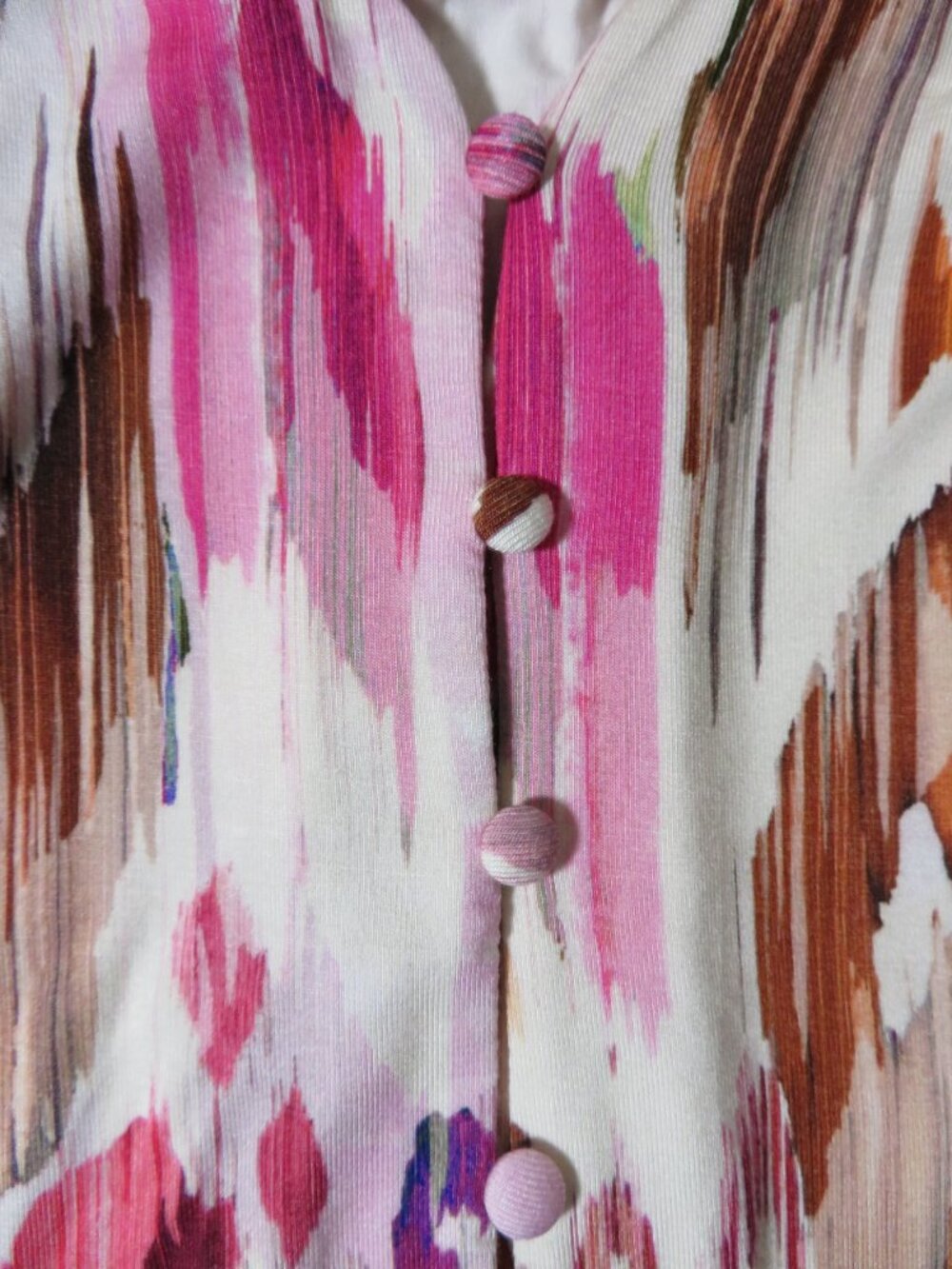 NWT Liverpool Los Angeles‎ Pink Abstract Watercolor Blouse Plus Size 3X - Picture 4 of 8